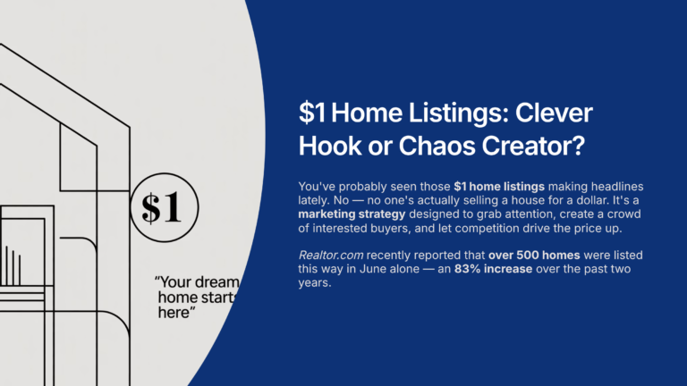 Read more about the article There’s a Way-Better Strategy Than $1 Home Listings
